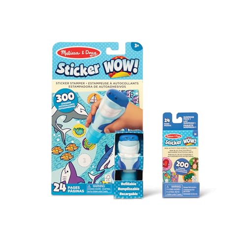 Melissa & Doug Sticker Wow! Shark Bundle - 24-seitiges Aktivitäts-Pad - Sticker Stamper - 500 Sticker - Mini Pad - Arts and Crafts Fidget Toy Collectible Character Melissa & Doug Sticker Wow! Shark Bundle - 24-seitiges Aktivitäts-Pad - Sticker Stamper - 500 Sticker - Mini Pad - Arts and Crafts Fidget Toy Collectible Character von Melissa & Doug