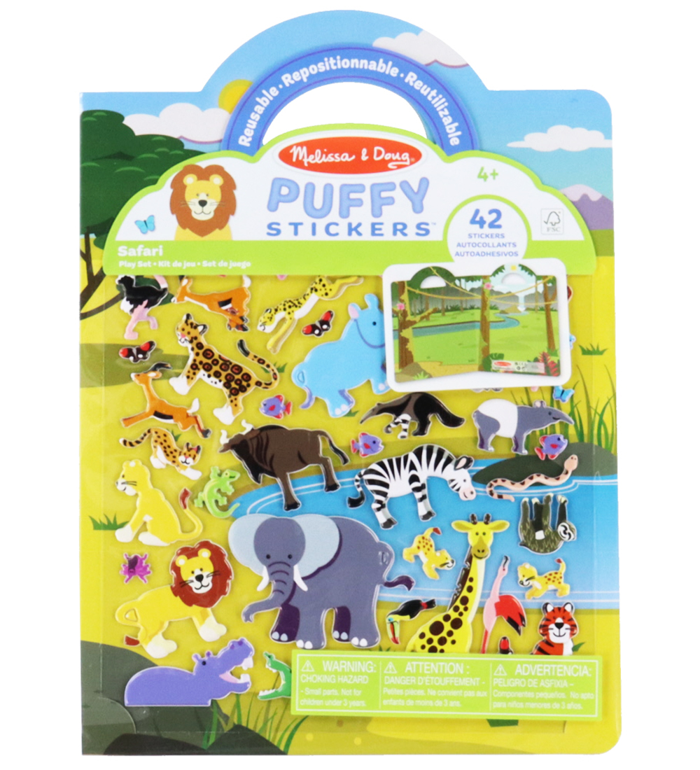 Melissa & Doug Stickers - Wiederverwendbar - 42 st. - Safari - Melissa & Doug - One Size - Sticker Melissa & Doug Stickers - Wiederverwendbar - 42 st. - Safari - Melissa & Doug - One Size - Sticker von Melissa & Doug