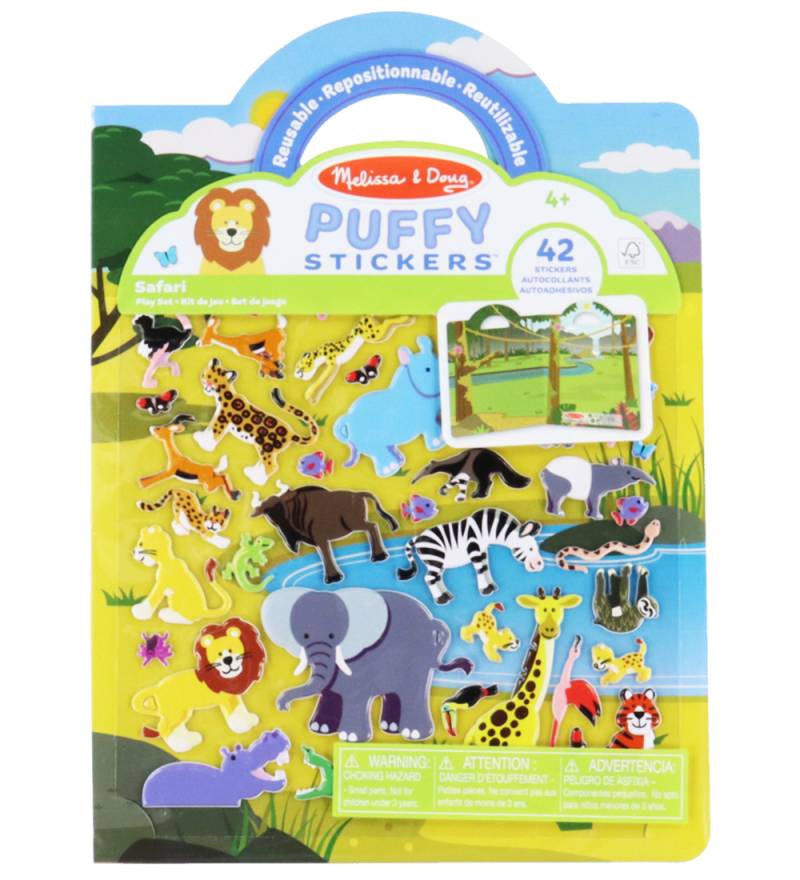 Melissa & Doug Stickers - Wiederverwendbar - 42 st. - Safari - Melissa & Doug - One Size - Sticker Melissa & Doug Stickers - Wiederverwendbar - 42 st. - Safari - Melissa & Doug - One Size - Sticker von Melissa & Doug