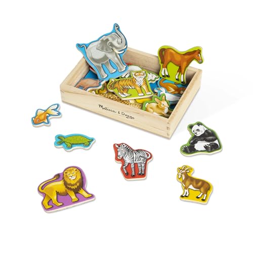 Melissa & Doug Magnetspiel für Kinder ab 2 Jahren, mit magnetischen Tierfiguren, 20 Tiere von Melissa & Doug