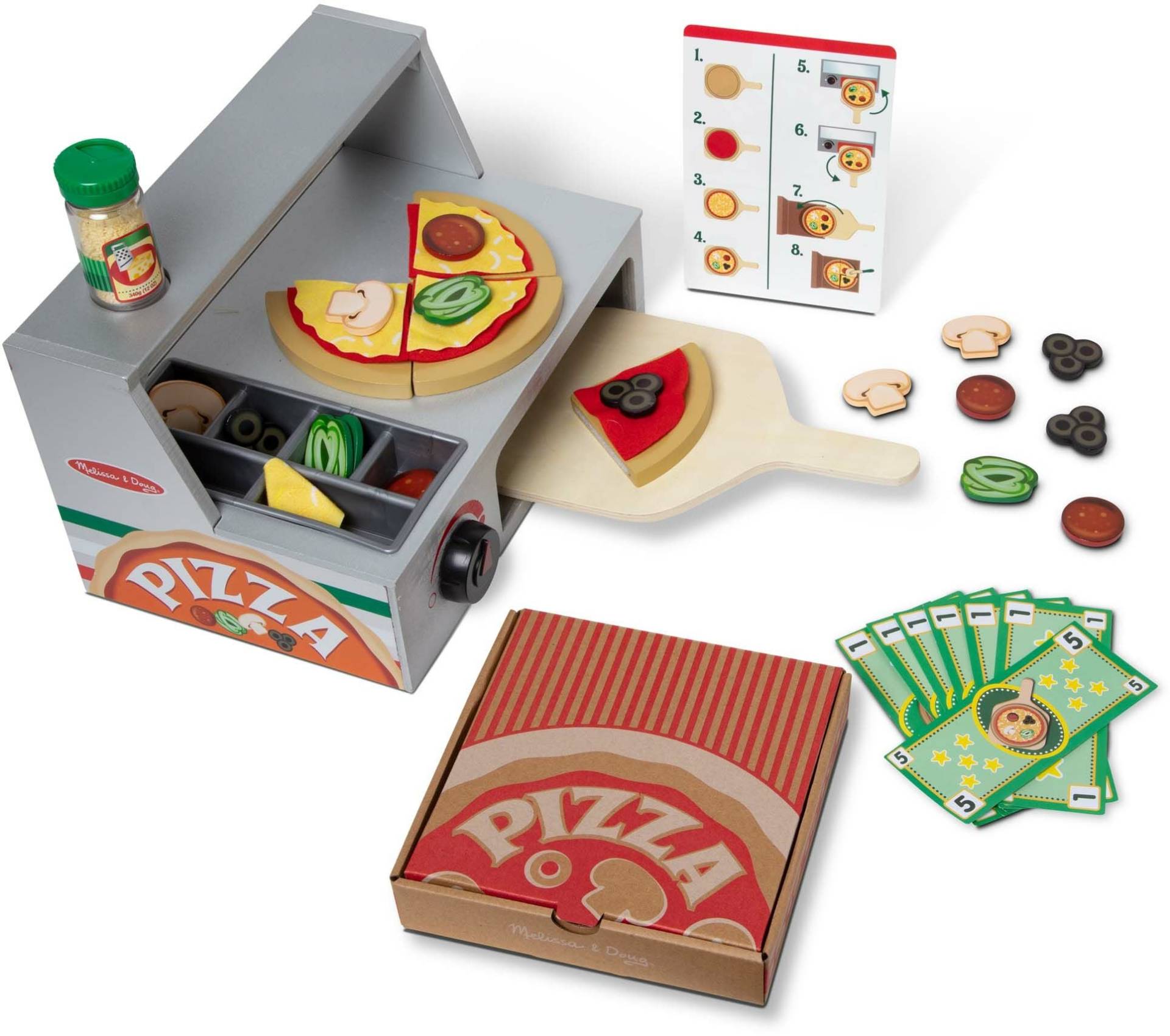 Melissa &  Doug Top &  Bake Pizzatheke Spielset von Melissa & Doug