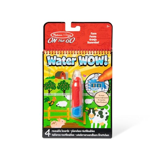 Melissa & Doug Wassereinfärbungsbrett – Bauernhof | Aktivitätsbrett | Reisen | Wasser Spielen für Kinder | 3+ | Geschenk für Jungen oder Mädchen Melissa & Doug Wassereinfärbungsbrett – Bauernhof | Aktivitätsbrett | Reisen | Wasser Spielen für Kinder | 3+ | Geschenk für Jungen oder Mädchen von Melissa & Doug