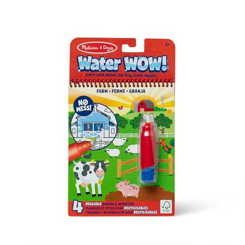 Melissa & Doug Wassereinfärbungsbrett – Bauernhof | Aktivitätsbrett | Reisen | Wasser Spielen für Kinder | Geschenk für Jungen oder Mädchen von Melissa & Doug