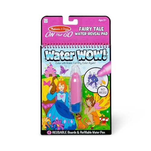 Melissa & Doug Water WOW! - Märchenbilder magische Malbücher mit Wasserstiften | Kinder Wassermalbücher im Alter von 3 4 5 6 7 | Kleinkinder Reisespielzeug für unterwegs im Auto und Flugzeug Melissa & Doug Water WOW! - Märchenbilder magische Malbücher mit Wasserstiften | Kinder Wassermalbücher im Alter von 3 4 5 6 7 | Kleinkinder Reisespielzeug für unterwegs im Auto und Flugzeug von Melissa & Doug