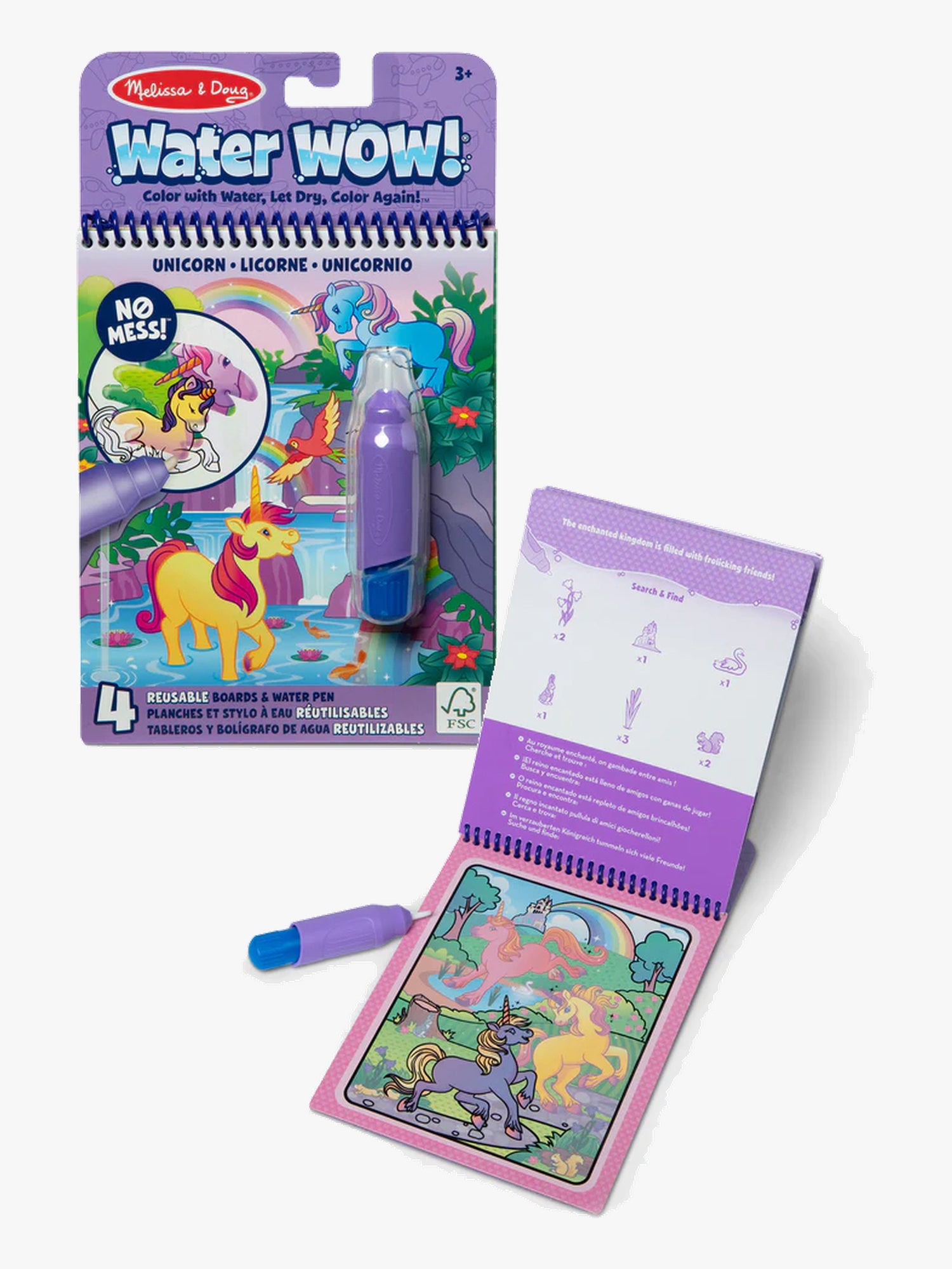 Melissa &  Doug Water WOW! Malbuch Einhorn von Melissa & Doug