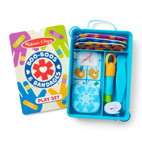 Melissa & Doug Wehwehchen & Verbände wiederverwendbares Erste Hilfe-Spielset ab 3 Jahren. - FSC zertifizierte Melissa & Doug Wehwehchen & Verbände wiederverwendbares Erste Hilfe-Spielset ab 3 Jahren. - FSC zertifizierte von Melissa & Doug