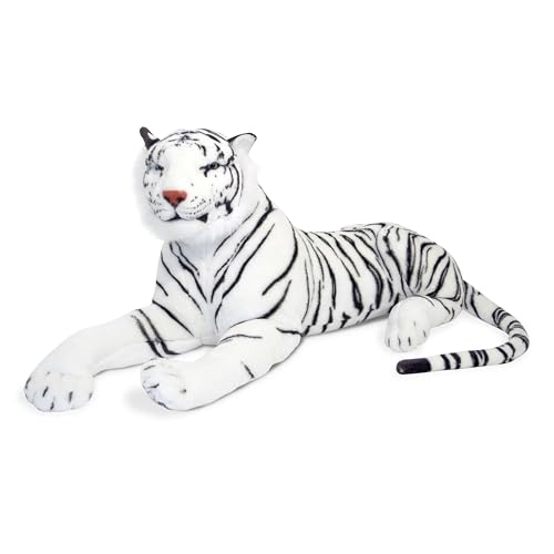 Melissa & Doug White Tiger - Plush | Soft Toy | Animal | All Ages | Gift for Boy or Girl von Melissa & Doug