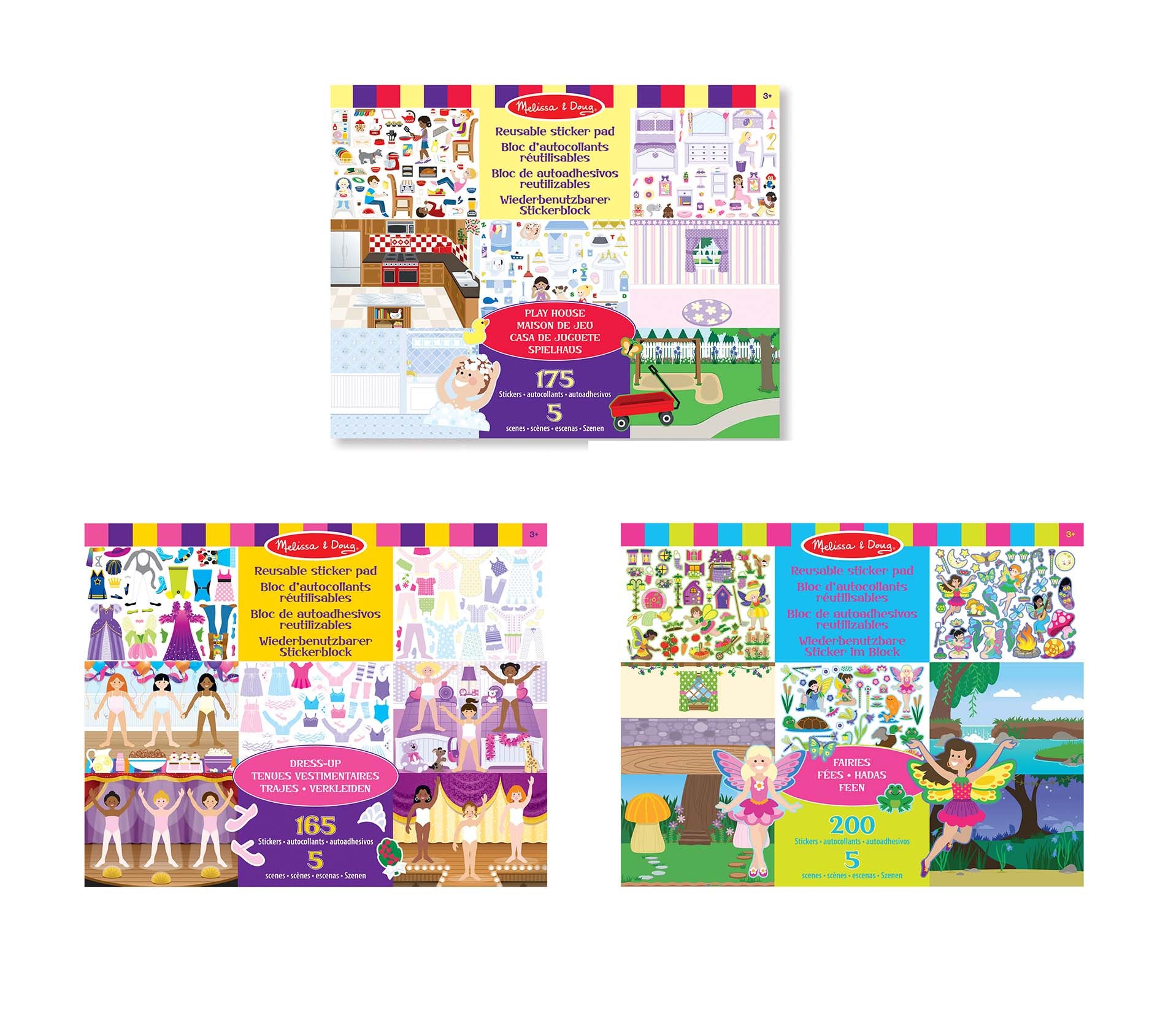 Melissa & Doug Wiederverwendbare Stickersets - Verkleiden, Feen und Spielhaus Melissa & Doug Wiederverwendbare Stickersets - Verkleiden, Feen und Spielhaus von Melissa & Doug