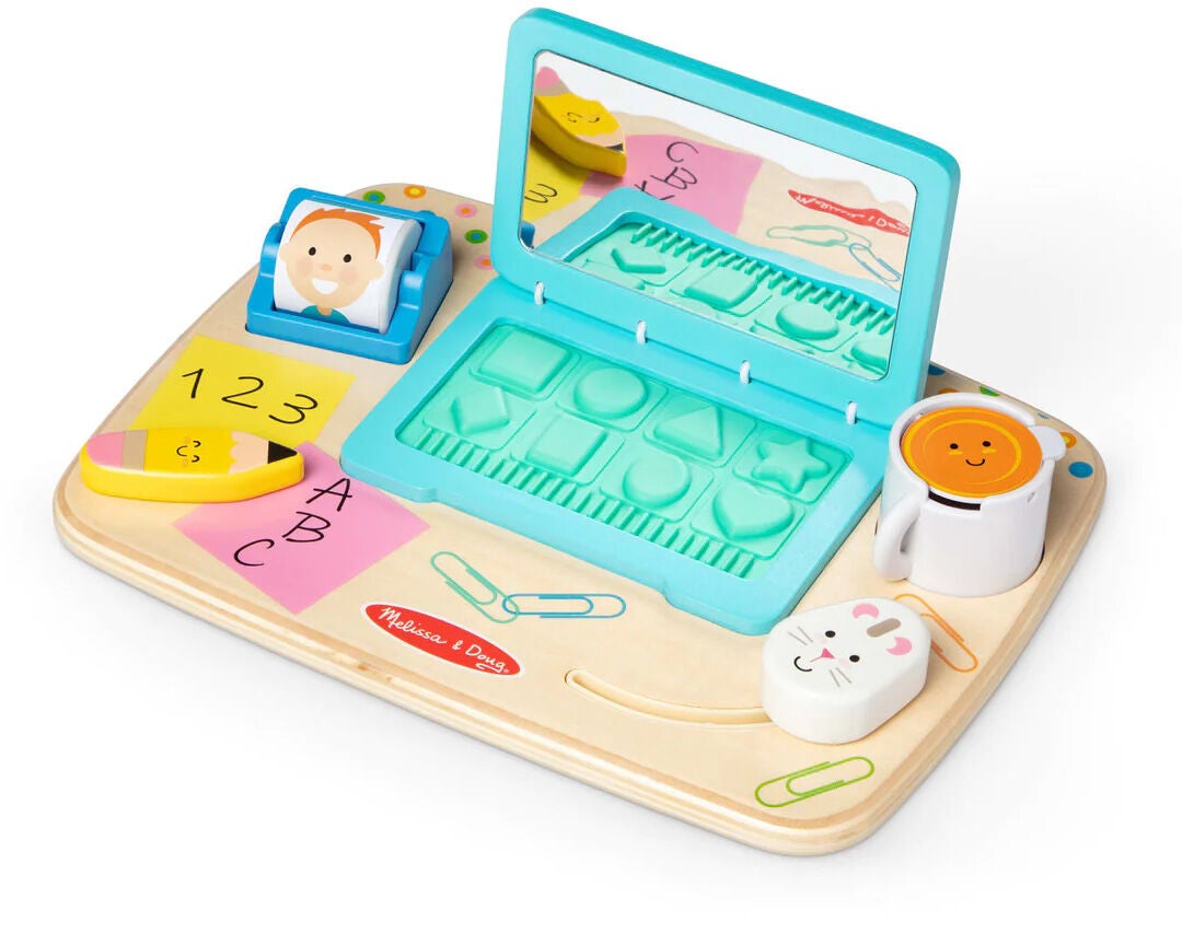 Melissa &  Doug Work &  Play Desktop Aktivitätsbrett, Babyspielzeug von Melissa & Doug