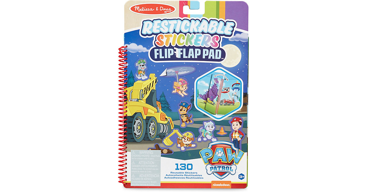 PAW Patrol Block mit Klappen und wiederaufklebbaren Stickern – Ultimative Rettung PAW Patrol Block mit Klappen und wiederaufklebbaren Stickern – Ultimative Rettung von Melissa & Doug