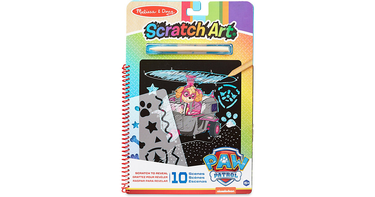 Scratch-Art-Blätter PAW Patrol - Skye von Melissa & Doug