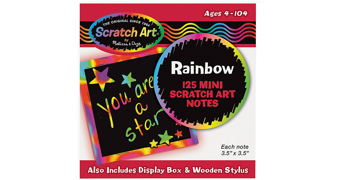 Scratch Art Kleine Nachrichten von Melissa & Doug