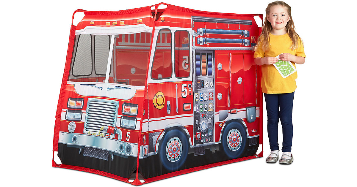Spielzelt Feuerwehrauto von Melissa & Doug