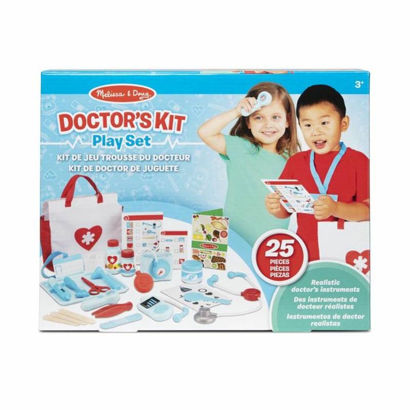 Spielzeug-Arztkoffer mit Zubehör Melissa & Doug 25 Stücke Spielzeug-Arztkoffer mit Zubehör Melissa & Doug 25 Stücke von Melissa & Doug