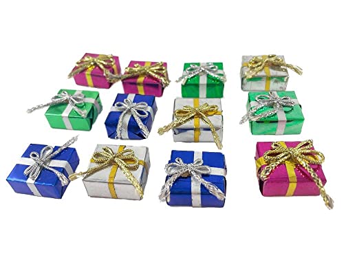 Geschenkboxen für Puppenhaus, Geschenk für Weihnachten, Geburtstag, Geschäft, Zubehör, 1:12 Geschenkboxen für Puppenhaus, Geschenk für Weihnachten, Geburtstag, Geschäft, Zubehör, 1:12 von Melody Jane