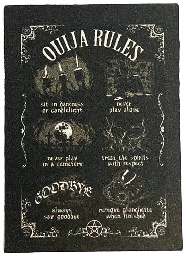 Melody Jane Dolls Houses Dollhouse Ouija Board Rules Halloween Spirit Poster Schild 1:12 bedruckte Karte Melody Jane Dolls Houses Dollhouse Ouija Board Rules Halloween Spirit Poster Schild 1:12 bedruckte Karte von Melody Jane