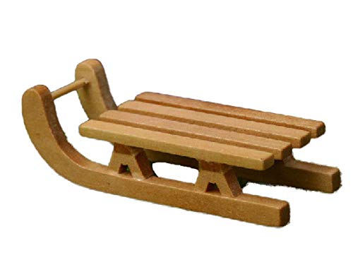 Melody Jane Puppenhaus Klein Weihnachten Schnee Zubehör Flieger Schlitten Miniatur von Melody Jane