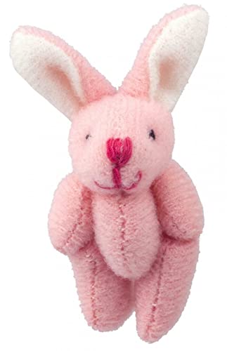 Melody Jane Puppenhaus Pink Bunny Kuscheltier Groß Teddy Miniatur Kinderzimmer Laden Zubehör von Melody Jane