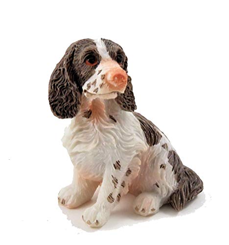 Melody Jane Puppenhaus Springer Spaniel Sitzender Haustier Hund Miniatur 1:12 Maßstab Zubehör von Melody Jane