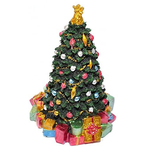 Puppenhaus dekorierter Weihnachtsbaum mit Geschenken, Miniatur-Ornament, Zubehör von Melody Jane