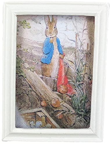 Melody Jane Dolls Houses Puppenhaus Peter Rabbit Rote Decke Beatrix Potter Kinderzimmer Bilderrahmen Sml von Melody Jane