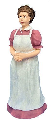 Melody Jane Puppen Haus People Viktorianisch Cook in Rosa Kunstharz Diener Figuren von Melody Jane