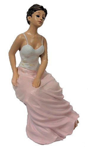 Melody Jane Puppen Haus People Viktorianisch Dame in Mieder Sitzender Harzfigur von Melody Jane