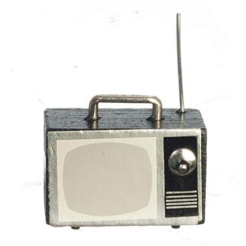 Melody Jane Puppenhaus 1960's Tragbar Fernsehen TV Set 1:12 Maßstab Wohnzimmer Zubehör Melody Jane Puppenhaus 1960's Tragbar Fernsehen TV Set 1:12 Maßstab Wohnzimmer Zubehör von Melody Jane