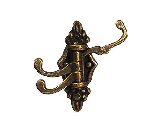 Melody Jane Puppenhaus Antik Messing Triple Mantel Haken Miniatur Flur Garderobe Zubehör Melody Jane Puppenhaus Antik Messing Triple Mantel Haken Miniatur Flur Garderobe Zubehör von Melody Jane