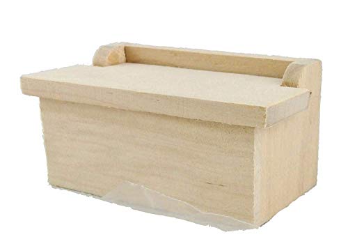 Melody Jane Puppenhaus Bare Holz Spielzeugkiste 1:12 Miniatur Möbel von Melody Jane