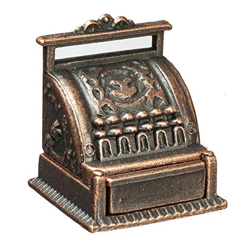 Melody Jane Puppenhaus Bronze Viktorianisch Kasse Register Till Miniatur Shop Kneipe BAR Zubehör von Melody Jane