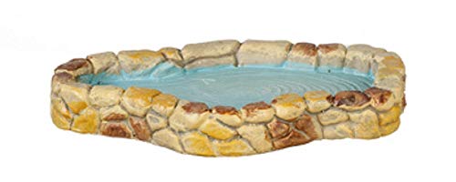 Melody Jane Puppenhaus Creme Stein Garten Teich Miniatur 1:12 Maßstab Zubehör Melody Jane Puppenhaus Creme Stein Garten Teich Miniatur 1:12 Maßstab Zubehör von Melody Jane