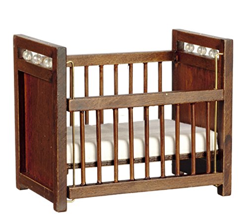 Melody Jane Puppenhaus Eiche Dunkel Kinderbett Krippe-miniatur 1:12 Maßstab Kinderzimmer Baby Möbel Melody Jane Puppenhaus Eiche Dunkel Kinderbett Krippe-miniatur 1:12 Maßstab Kinderzimmer Baby Möbel von Melody Jane