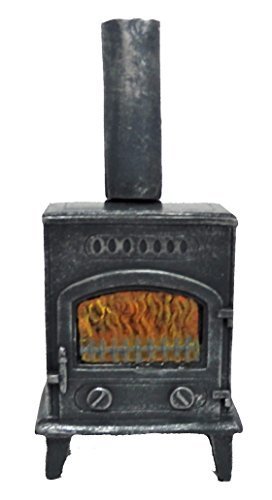 Melody Jane Puppenhaus Holzofen Brennen Ofen Grau 1:12 Miniatur-Möbel Melody Jane Puppenhaus Holzofen Brennen Ofen Grau 1:12 Miniatur-Möbel von Melody Jane
