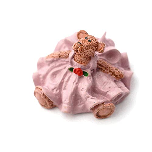 Melody Jane Puppenhaus Klein Teddybär IN Rosa Kleid Kinderzimmer Deko Spielzeug Laden Zubehör Melody Jane Puppenhaus Klein Teddybär IN Rosa Kleid Kinderzimmer Deko Spielzeug Laden Zubehör von Melody Jane