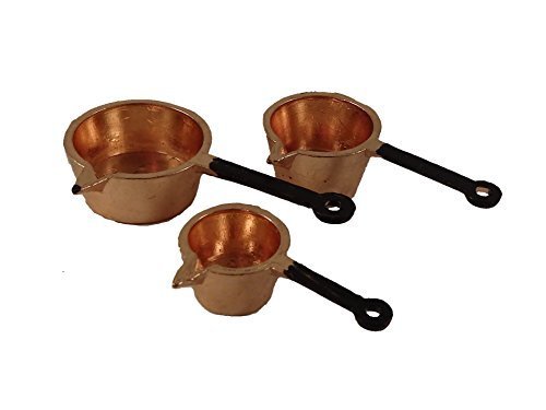 Melody Jane Puppenhaus Kupfer Kasserolle Pfannen Set Zum Aufhängen Küchenzubehör Melody Jane Puppenhaus Kupfer Kasserolle Pfannen Set Zum Aufhängen Küchenzubehör von Melody Jane