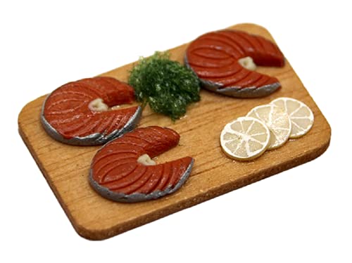Melody Jane Puppenhaus Lachs mit Zitrone an Bord, Miniatur-Küchenzubehör 1:12 Melody Jane Puppenhaus Lachs mit Zitrone an Bord, Miniatur-Küchenzubehör 1:12 von Melody Jane