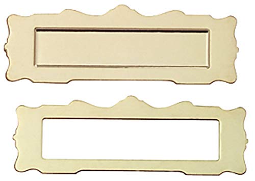 Melody Jane Puppenhaus Miniatur 1:12 Maßstab Beschläge Tür Möbel Mail Slot Briefkasten von Melody Jane