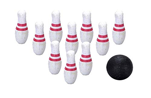 Melody Jane Puppenhaus Miniatur 1:12 Maßstab Spiele Spielzeug Zubehör Holz Skittles Bowling Set Melody Jane Puppenhaus Miniatur 1:12 Maßstab Spiele Spielzeug Zubehör Holz Skittles Bowling Set von Melody Jane