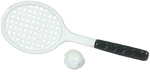 Melody Jane Puppenhaus Miniatur Spiele Zubehör Tennis Set 323 von Melody Jane