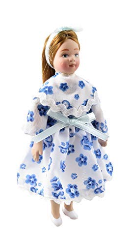 Melody Jane Puppenhaus Modern Kleines Mädchen in Party-Kleid 1:12 Maßstab Porzellan Menschen von Melody Jane