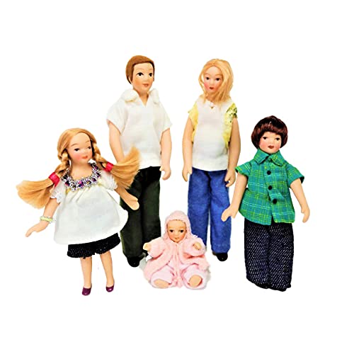 Melody Jane Puppenhaus Modern Sommer Familie Miniatur Porzellan People Figuren von Melody Jane