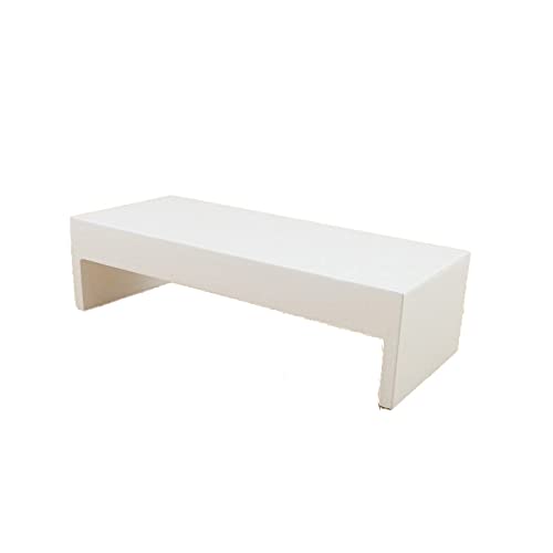 Melody Jane Puppenhaus Modern Weiß Couchtisch Zeitgenössisch 1:12 Möbel von Melody Jane