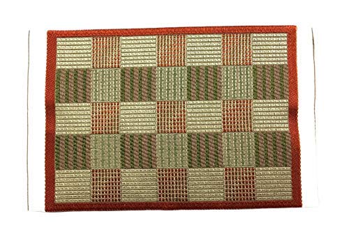 Melody Jane Puppenhaus Rot Und Beige Kariert Teppich Matte Miniatur Heim Dekor Zubehör 1:12 von Melody Jane