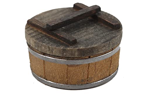 Melody Jane Puppenhaus Runde Wanne mit Deckel Miniatur Rustikal Küchenzubehör 1:12 Melody Jane Puppenhaus Runde Wanne mit Deckel Miniatur Rustikal Küchenzubehör 1:12 von Melody Jane