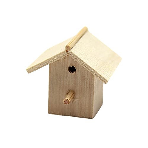 Melody Jane Puppenhaus Unbehandeltes Holz Vogelhaus Box Miniatur Unvollendet Gartenzubehör Melody Jane Puppenhaus Unbehandeltes Holz Vogelhaus Box Miniatur Unvollendet Gartenzubehör von Melody Jane