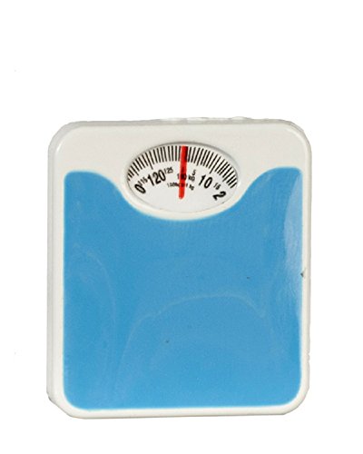 Melody Jane Puppenhaus Waage Miniatur Badezimmer Zubehör Blau von Melody Jane