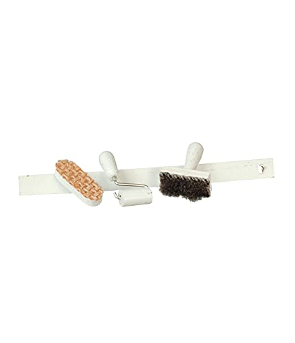 Melody Jane Puppenhaus Weiß Farbe Set Pinsel Roller Miniatur Maler Zubehör Schuppen Zubehör von Melody Jane