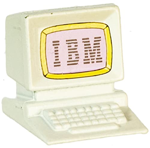 Melody Jane Puppenhaus weiß Computer Schreibtisch Top PC Modern Miniatur Büro Studie Zubehör Melody Jane Puppenhaus weiß Computer Schreibtisch Top PC Modern Miniatur Büro Studie Zubehör von Melody Jane