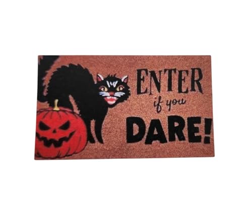 Puppenhaus Enter if you Dare! Halloween Fußmatte Schild Modern 1:12 bedruckte Karte Puppenhaus Enter if you Dare! Halloween Fußmatte Schild Modern 1:12 bedruckte Karte von Melody Jane